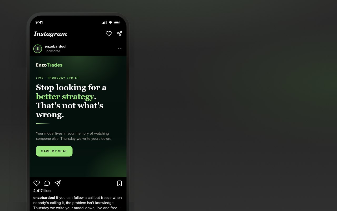 Static ad preview