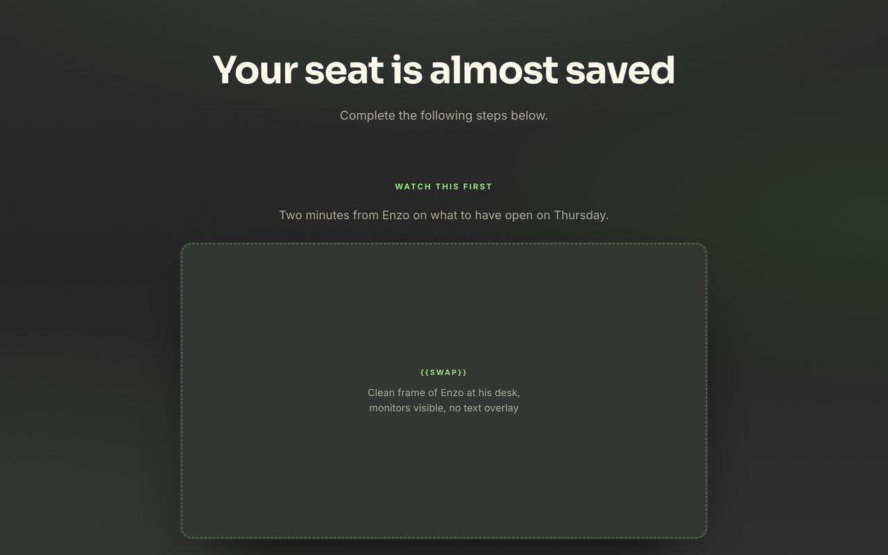 Thank-you page preview